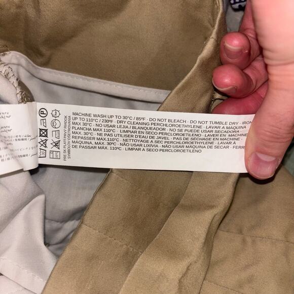 New Mango Suit High-Waisted Belted Trousers โ Size 4 Khaki Business Pants - Picture 14 of 15